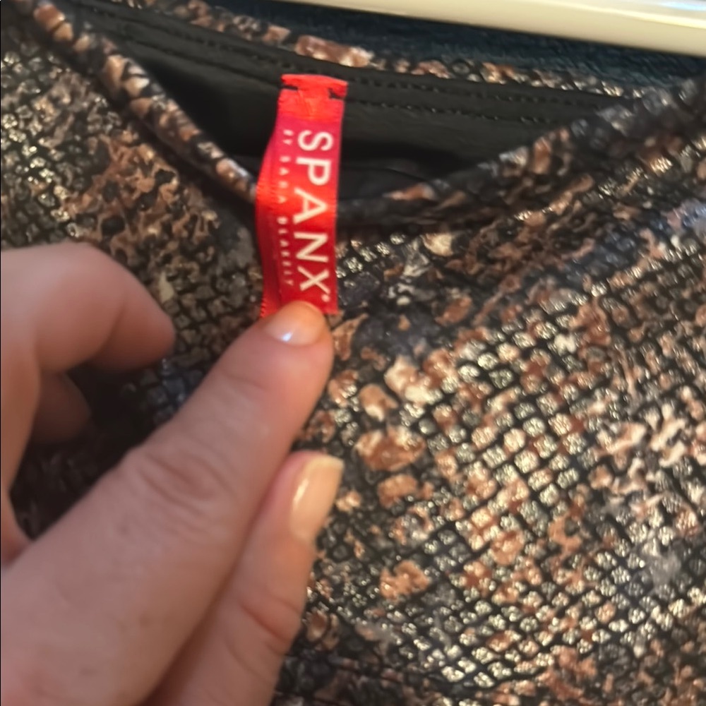 Multi-Colored Snake Patterned Leggings - image 3